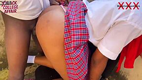 School backyard standing romp shines in 4k