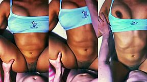 shy college latina student and neighbor give in to elevator chemistry in bedroom