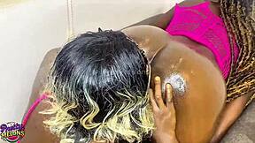 lesbian crush strap-on fucks me hard at wild sex party full vid