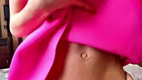 fucked my classmate in pink dress doggy till she came