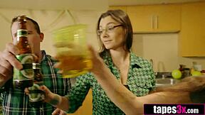 lucky guy bangs stepsisters Jericha Jem Piper Perri St Patricks