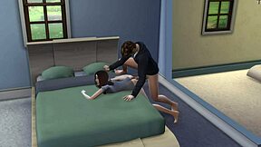 sims 4 teen couple goes wild with passionate sex 🔥💦