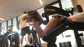 uhh gym babe workout turns into horny outdoor fuck sesh