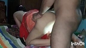 indian hot girl gets fucked hard on cot in desi homemade video