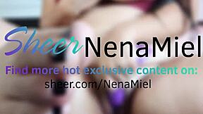 i'm touching my curvy latina ass while slipping off thong for feet view