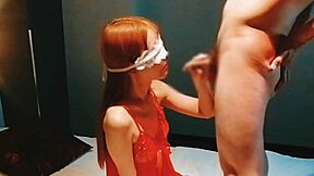 Sis In Red Sexy Lingerie Squeezes Cum From Brother's Cock Amateur Homemade