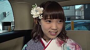 Hidden G-Cup Japanese Babe's Post-Adult Ceremony Fuck Fest