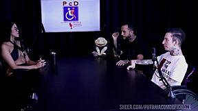 check out bia hot's naughty interview full of toys and public fun