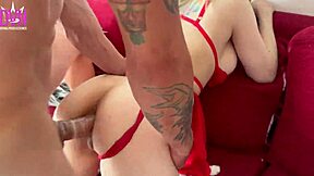 hard anal sex christmas gift - divinamaruuu swallows slyxxxofficial cum