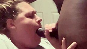 Bbw stepsis slurps bbc balls then bends for thick ass pounding